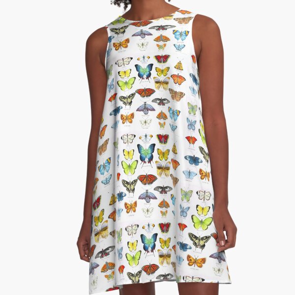 Butterflies A-Line Dress