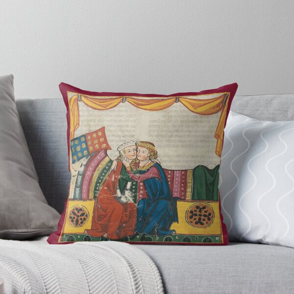 Item preview, Bedchamber Kiss Medieval Illumination designed and sold by Erin Rado.