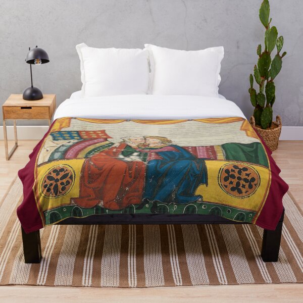 Item preview, Bedchamber Kiss Medieval Illumination designed and sold by Erin Rado.