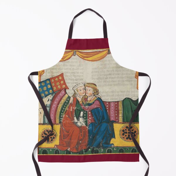 Item preview, Bedchamber Kiss Medieval Illumination designed and sold by Erin Rado.