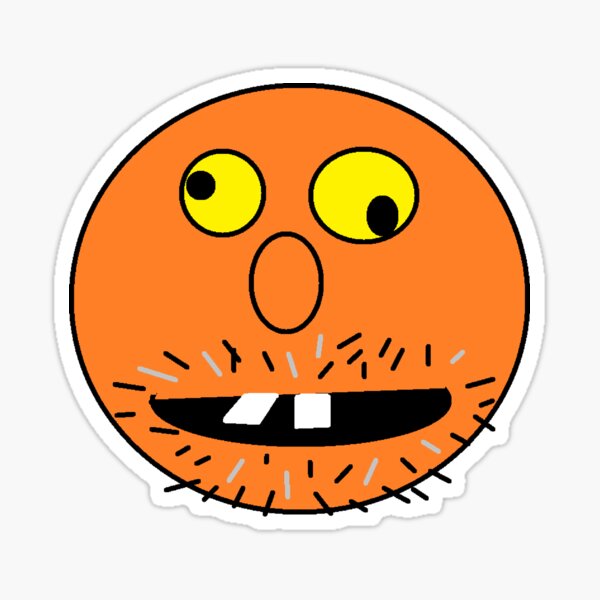 Crazy Face Sticker