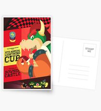 Bowser Mario Kart Postcards