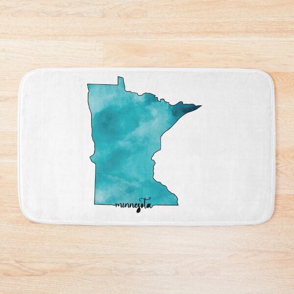Item preview, Watercolor Minnesota Mn State Map Souvenir designed and sold by merchzy.