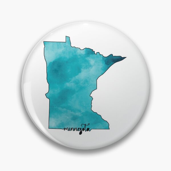 Item preview, Watercolor Minnesota Mn State Map Souvenir designed and sold by merchzy.