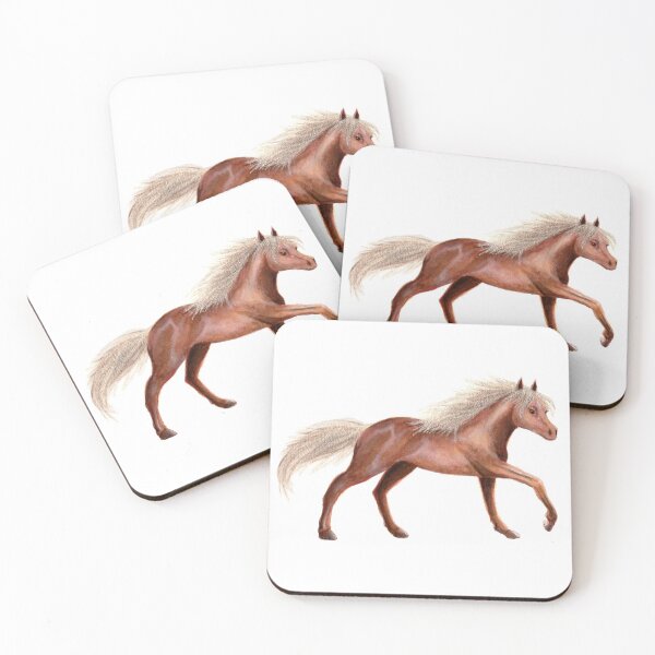 Item preview, Golden Glitter Maned Horse designed and sold by DragonsByKris.