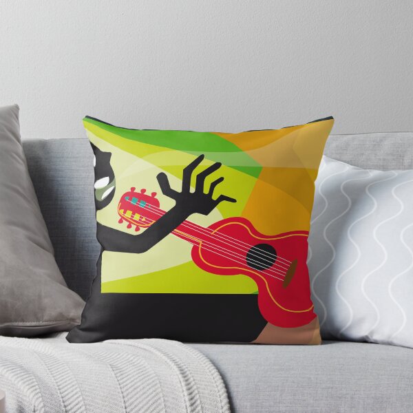 Item preview, Cartoon musician man with guitar designed and sold by Bernardo Ramonfaur.