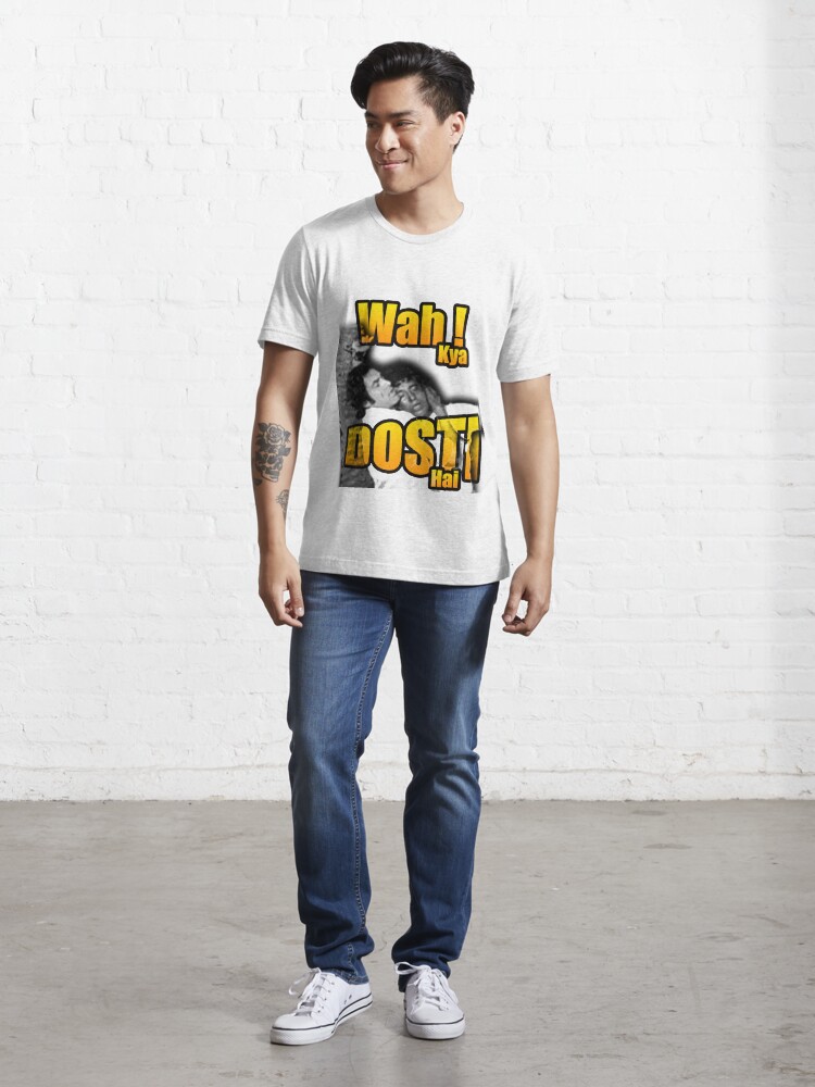 Alternate view of Wah Kya Dosti Hai - Wow what friendship - Qurbani Essential T-Shirt