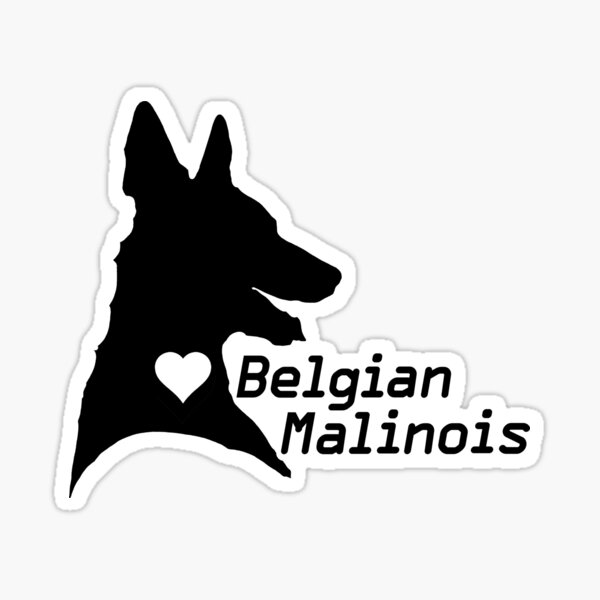 Malinois <3 Sticker