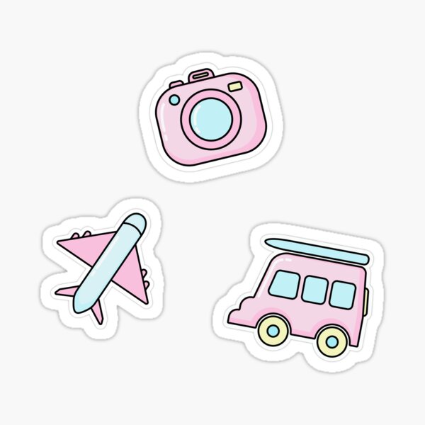 vacation stickers sticker for sale by karry buko redbubble