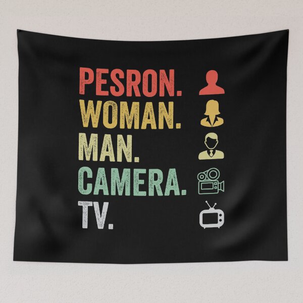 Item preview, Person Woman Man Camera Tv Anti Trump designed and sold by kader85.