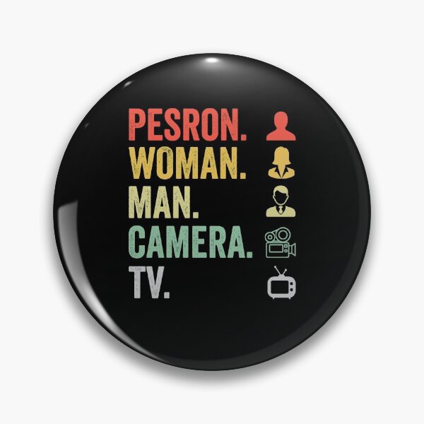 Item preview, Person Woman Man Camera Tv Anti Trump designed and sold by kader85.