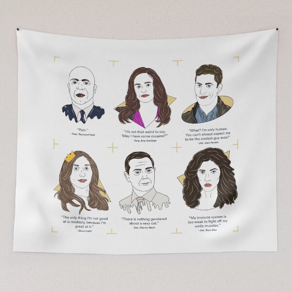 Item preview, Brooklyn Nine Nine Quotes designed and sold by rifqaabdulla.
