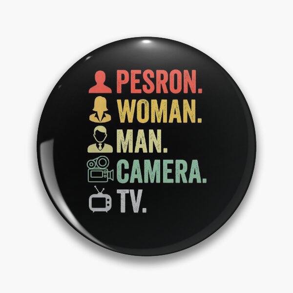 Item preview, Person Woman Man Camera Tv Anti Trump designed and sold by kader85.