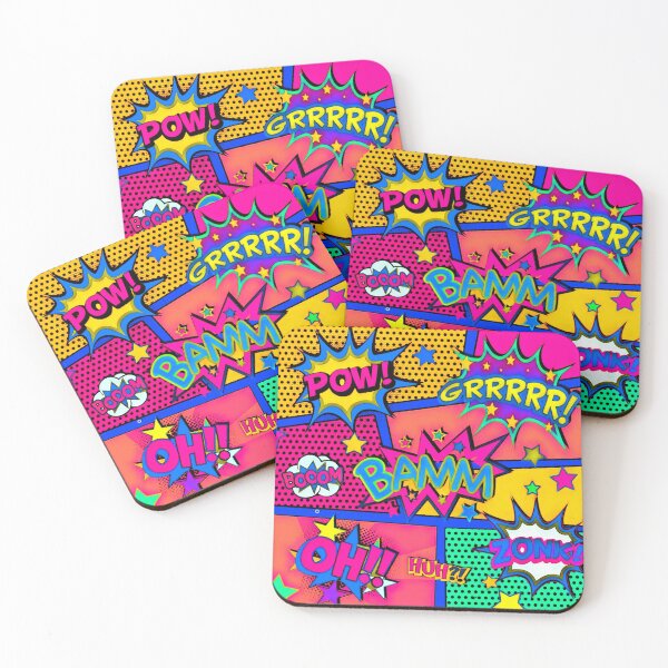 Item preview, Colorful Comic Book Panels designed and sold by Alondra.