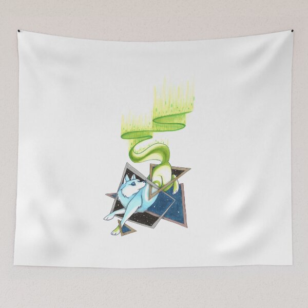 Item preview, Geometric Arctic Fox designed and sold by Sun Dog Montana.