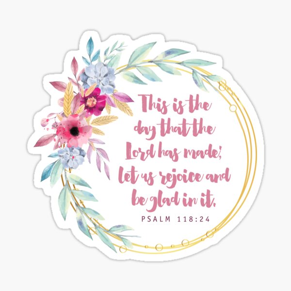 Item preview, Psalm 118:24 designed and sold by Cane & Abel Creations ..