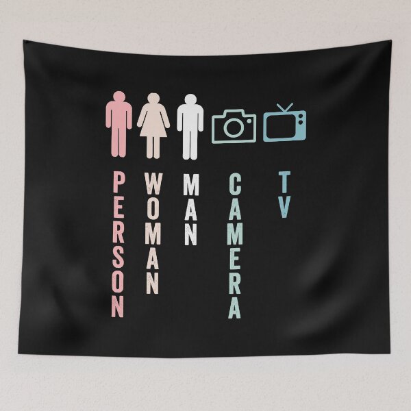 Item preview, Person woman man camera Tv  designed and sold by AnimaLovers.