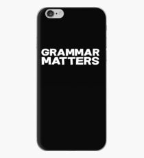 Grammar Matters iPhone Case