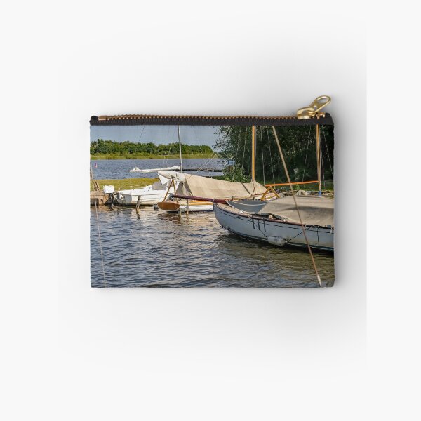 Item preview, Boats moored on Hickling Broad in the Norfolk Broads National Park designed and sold by yackers1.