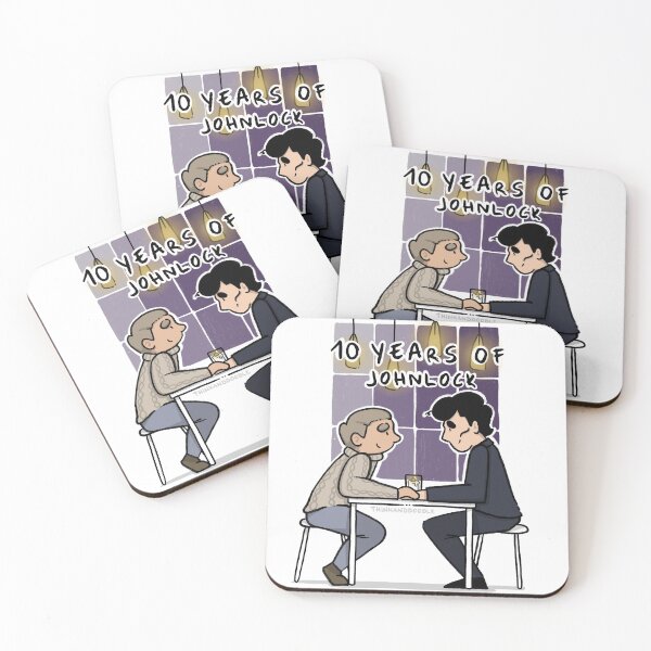 Item preview, 10 years of Johnlock designed and sold by Thinkanddoodle.