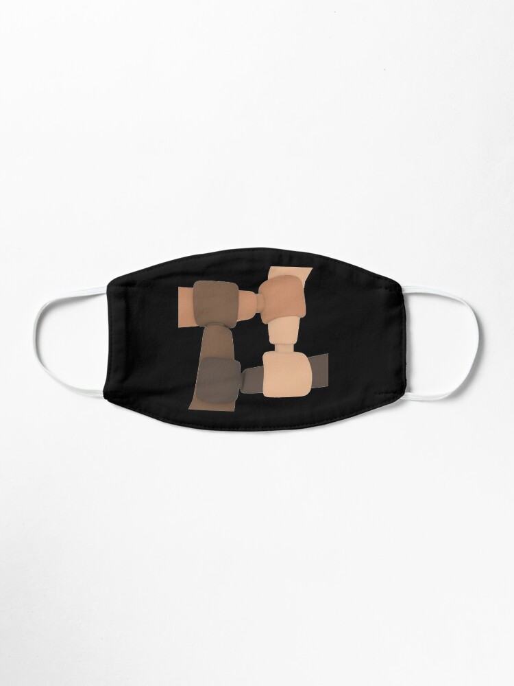 We Bleed The Same Blood With Roblox Arms Mask By Essenceimmiy Redbubble - black webbing roblox