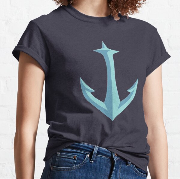 Seattle Kraken NHL Hockey Secondary Logo Anchor Classic T-Shirt
