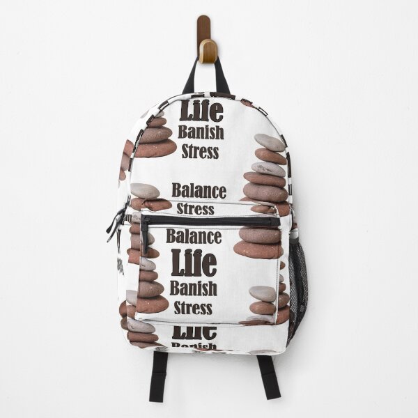 Item preview, Balance Life Banish Stress designed and sold by HazyAppleArt.