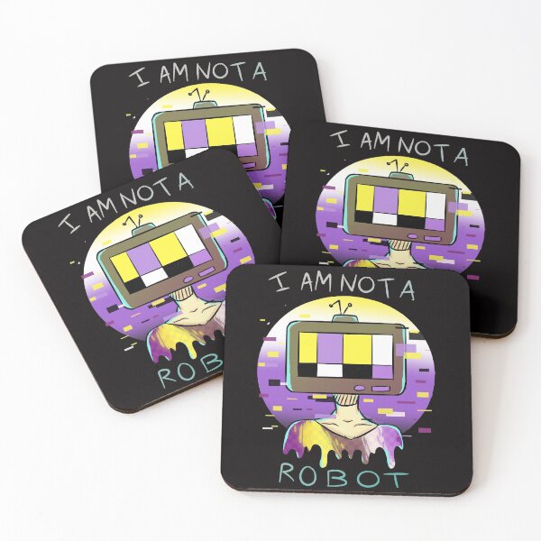 Item preview, I Am Not A Robot designed and sold by emmydrawsstuff.