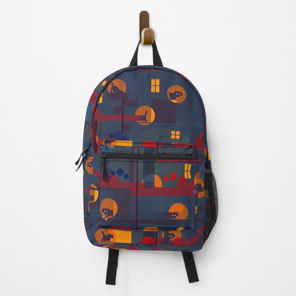 Item preview, Cute puppy exploring in the night designed and sold by hahaha-creative.