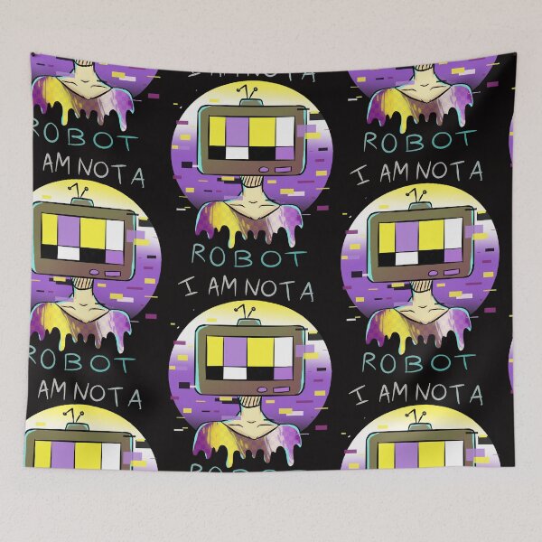 Item preview, I Am Not A Robot designed and sold by emmydrawsstuff.