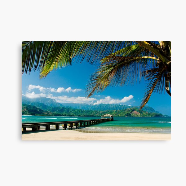 Hanalei Bay Pier, Kauai Canvas Print