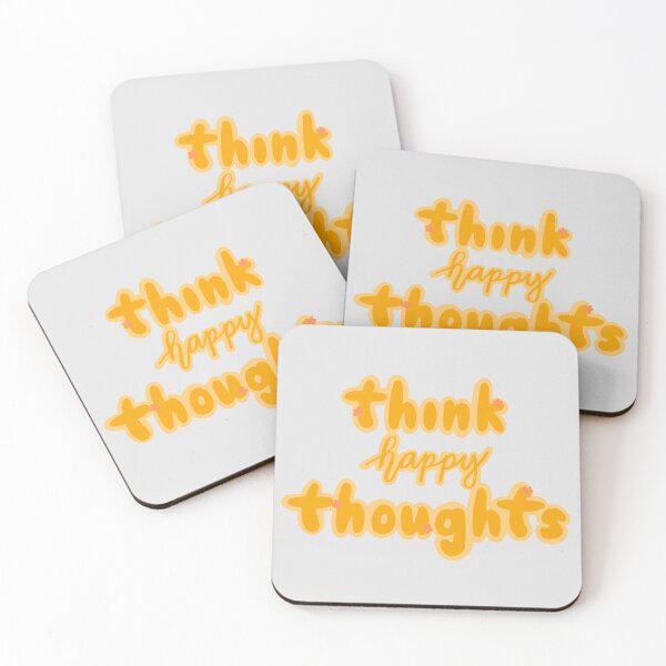 Item preview, think happy thoughts orange designed and sold by lunassketches.