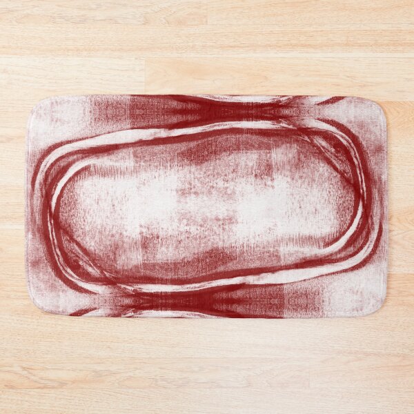 Item preview, Brick Red Modern Geometric Abstract "Stacked" designed and sold by Janine Aykens.