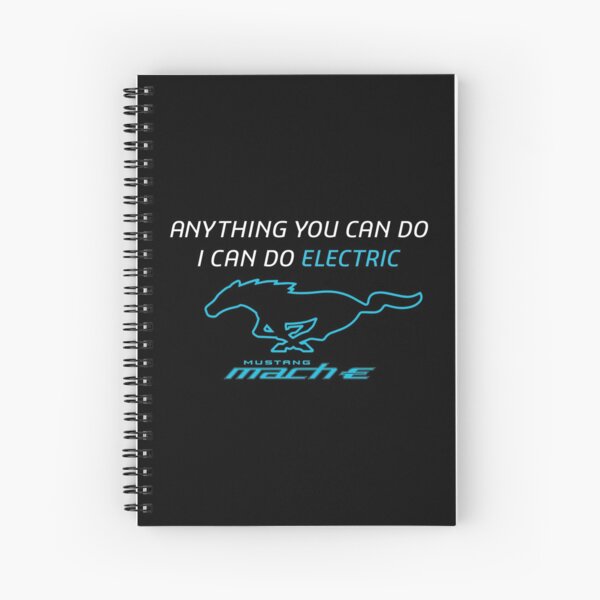 Electric Mustang Mach-E Spiral Notebook