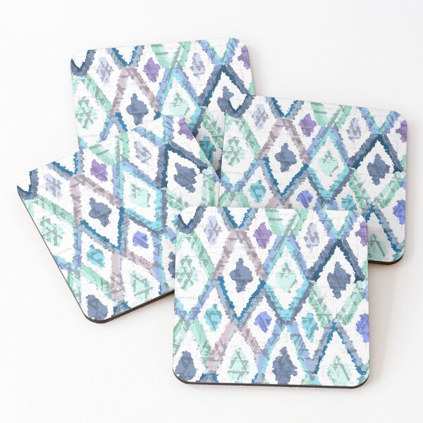 Item preview, Jewel Ikat Diamonds Textile Pattern designed and sold by Michelebuttons.