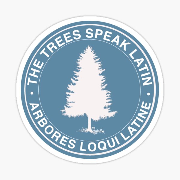 Item preview, The Trees Speak Latin Logo designed and sold by marenpollock.