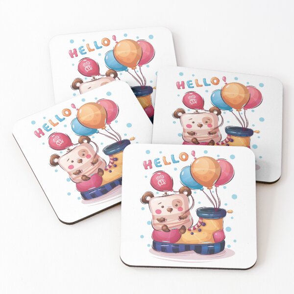 Item preview, Cute Bear with Balloons  designed and sold by urbanstore69.