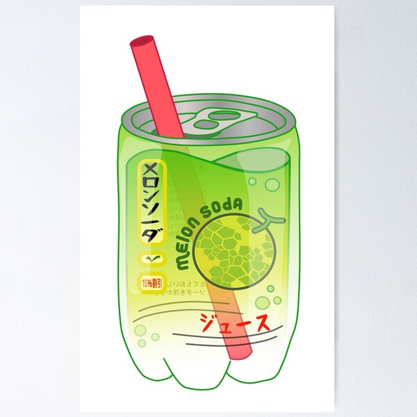 kawaii crystal juice bottle Poster for Sale by Science-nerd