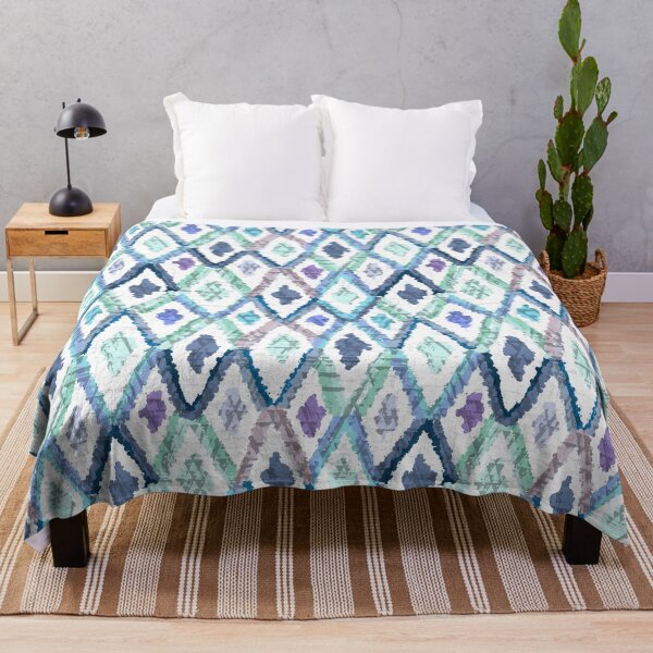 Item preview, Jewel Ikat Diamonds Textile Pattern designed and sold by Michelebuttons.