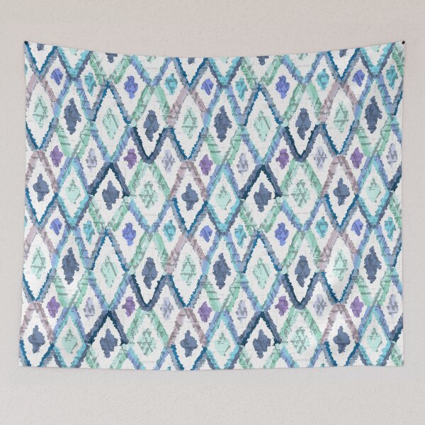 Item preview, Jewel Ikat Diamonds Textile Pattern designed and sold by Michelebuttons.