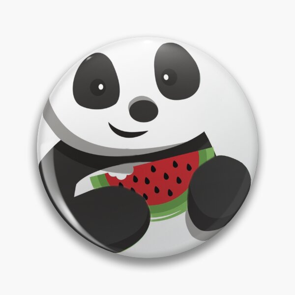 Item preview, Panda eating a watermelon designed and sold by kobeprior99.