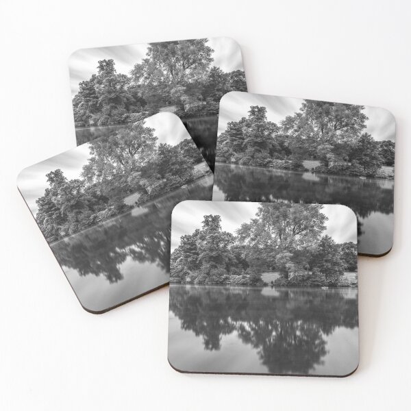 Item preview, Moseley Park & Pool Birmingham Mono Long Exposure designed and sold by kwn1804.
