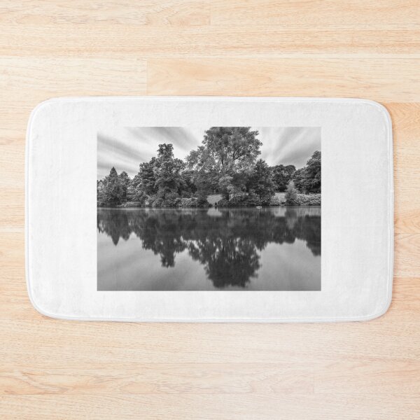 Item preview, Moseley Park & Pool Birmingham Mono Long Exposure designed and sold by kwn1804.
