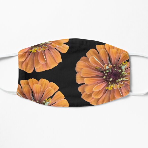 Peach Zinnia Mask