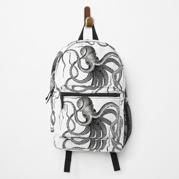 Item preview, Antique Swimming Octopus I designed and sold by Pixelchicken.