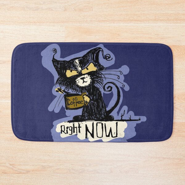 Item preview, Caffeine addict cat screams coffee right now designed and sold by manuelunsui.