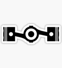 Boxer Engine Pattern Sticker