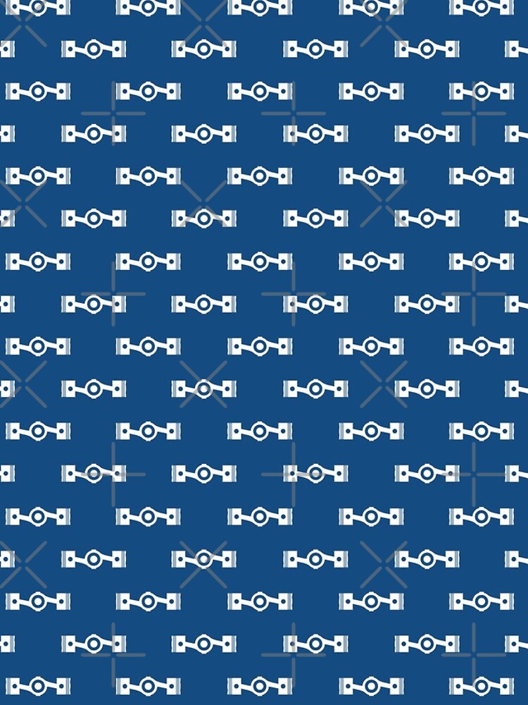 Thumbnail 4 of 4, iPhone Case, Boxer Engine Pattern designed and sold by ApexFibers.