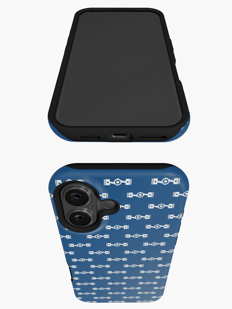 Thumbnail 3 of 4, iPhone Case, Boxer Engine Pattern designed and sold by ApexFibers.