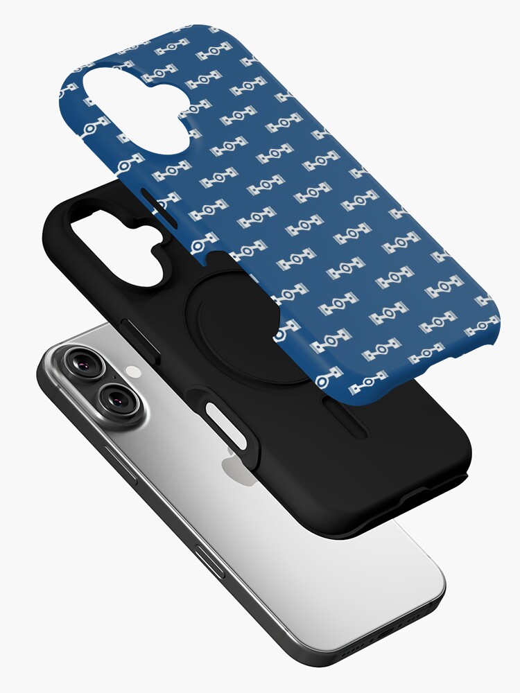 Thumbnail 2 of 4, iPhone Case, Boxer Engine Pattern designed and sold by ApexFibers.